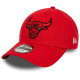 New Era Καπέλο Chicago Bulls NBA Side Patch Red 9forty Adjustable Cap